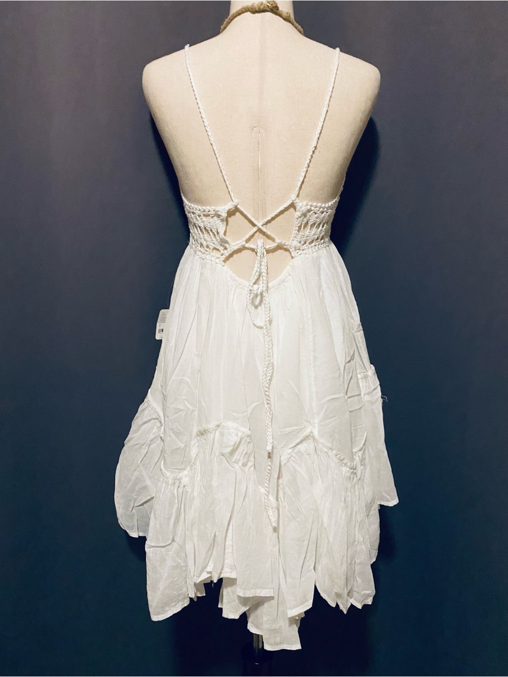 Free People Sandoll Cotton Mini Dress NWT S - Picture 4 of 14